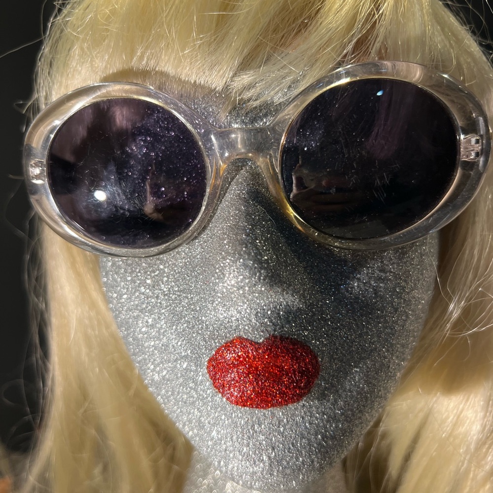 Stylish Mod Black Sunglasses Vintage by Mikli